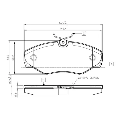 BOSCH Ön Fren Balatası Tk 0986TB2402