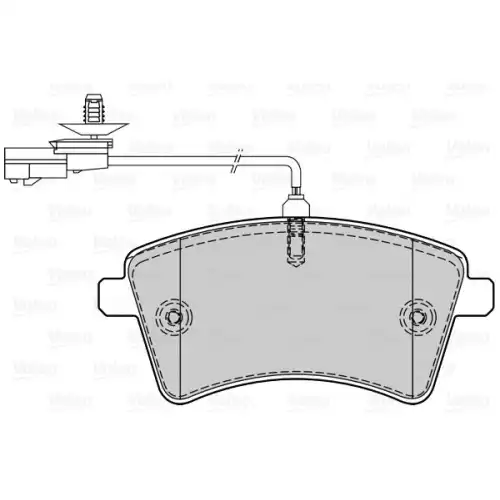 VALEO Ön Fren Balatası Tk 670354