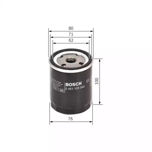 BOSCH Yağ Filtre 0451103342