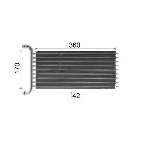 MAHLE Kalorifer Radyatörü AH113000P