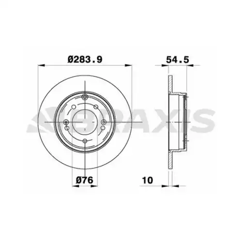 BRAXIS Arka Fren Diski AE0675