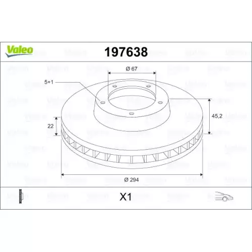 VALEO Ön Fren Diski Takım 197638