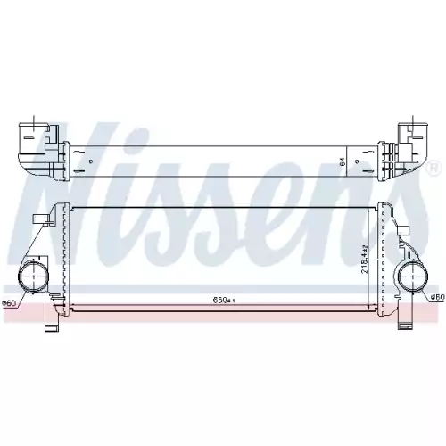 NISSENS Turbo İntercooler Radyatörü 961238