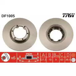 TRW Ön Fren Diski DF1005