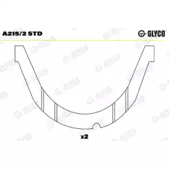 GLYCO Krank Mil Gezi Ay Yatak Std A215/2 STD