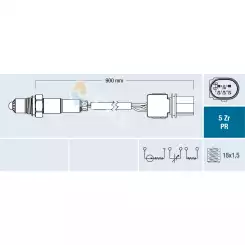 FAE Lambda Oksijen Sensörü Ön FAE 75079