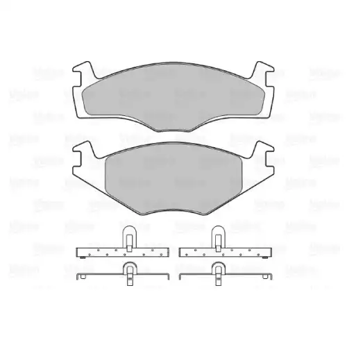 VALEO Ön Fren Balatası Tk 598128