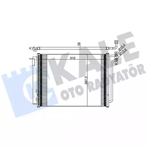 KALE Klima Radyatörü Kondanser 390900