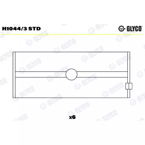 GLYCO Ana Yatak Std H1044/3 STD