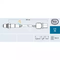 FAE Lambda Oksijen Sensörü Ön FAE 75078