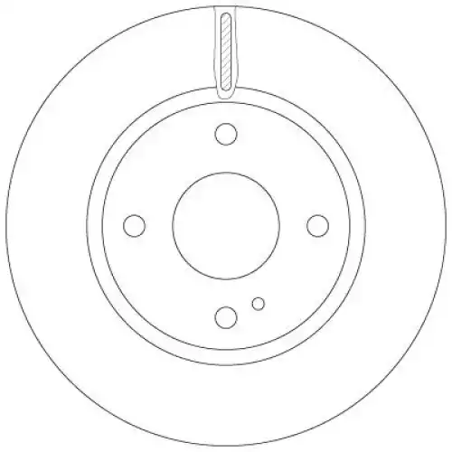 TRW Ön Fren Diski 258.4mm Takım DF6399