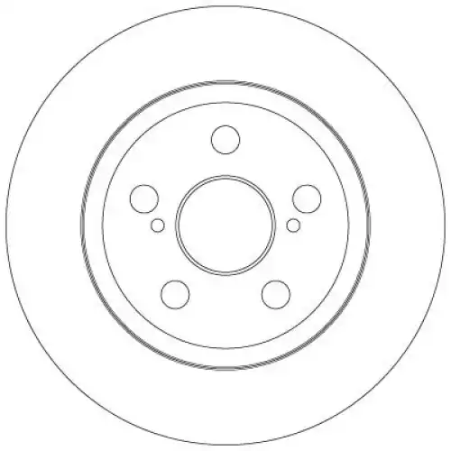 TRW Arka Fren Diski Düz 259.5.mm DF6331