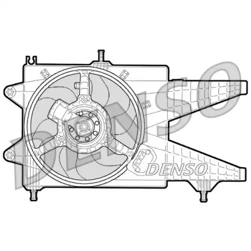 DENSO Fan Motoru Komple DER09041