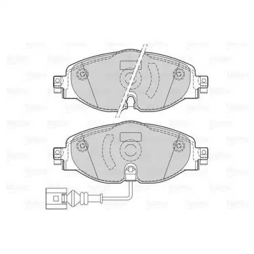 VALEO Ön Fren Balatası Tk Kablolu 670328