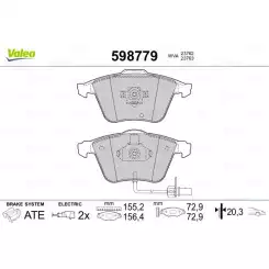 VALEO Ön Fren Balatası Tk 598779