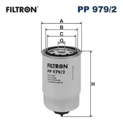 FILTRON Yakıt Filtre PP979/2