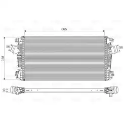 VALEO Turbo İntercool radyatörü 818567