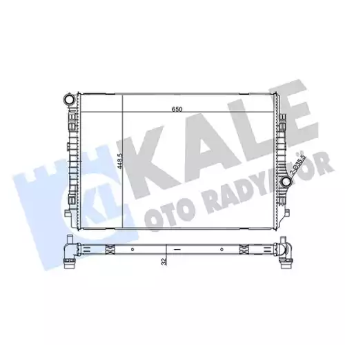 KALE Motor Su Radyatörü 32Mm 355535