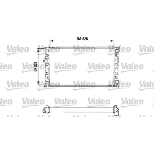 VALEO Motor Su Radyatörü Klimasız 731025