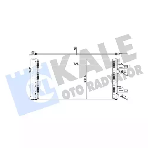 KALE Klima Radyatörü Kondanser 347465