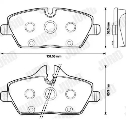 JURID Ön Fren Balatası 573137JC