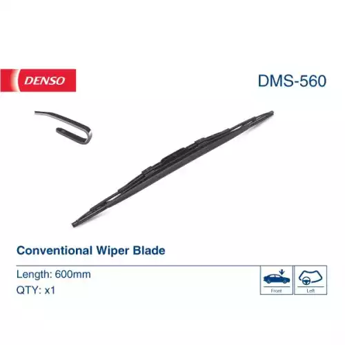 DENSO Ön Cam Silecek Süpürgesi Tek 600 mm / 24 Inc DMS-560