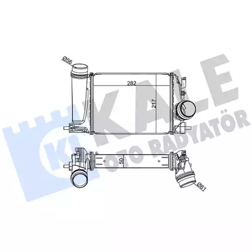 KALE Turbo Radyatörü Intercooler 350970