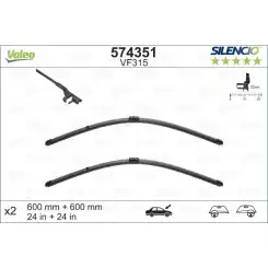 VALEO Silecek Süpürgesi Seti X Trem 600 600mm Flat Blade 574351