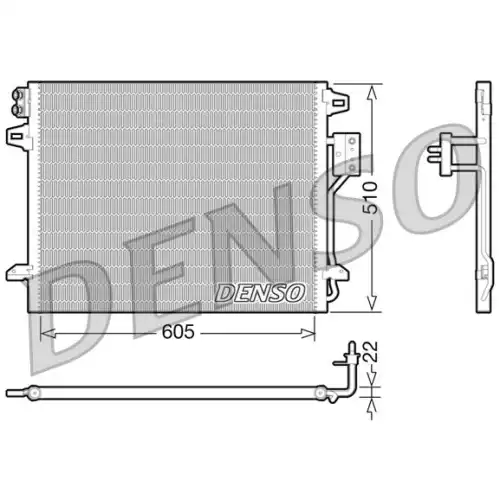 DENSO Klima Radyatörü Condeser DCN06006