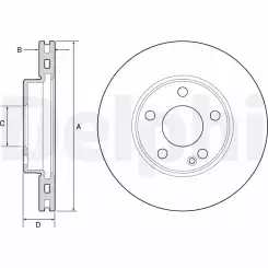 DELPHI Fren Diski Ön Takım BG4554C