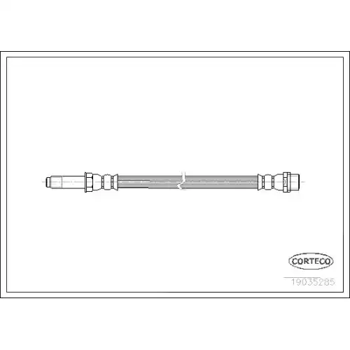 CORTECO Fren Hortumu Ön-Arka 440mm 19035285