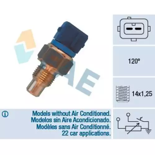 FAE Hararet Müşürü Mavi FAE 34460