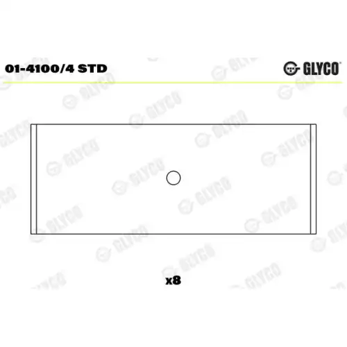 GLYCO Motor Kol Yatak 01-4100/4 STD