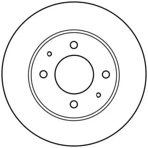 TRW Ön Fren Diski Havalı 257.4mm DF4158