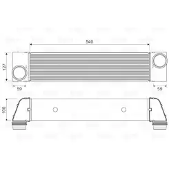 VALEO Turbo İntercool radyatörü 818357