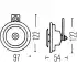 HELLA Korna Küçük 400 Hz/12V 3AL002952811