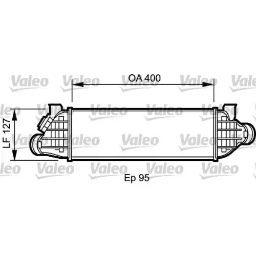 VALEO Turbo İntercool radyatörü 818802