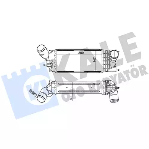 KALE Turbo Radyatörü İntercooler 343900