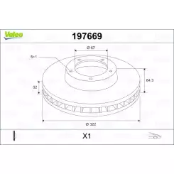 VALEO Ön Fren Diski Takım 197669