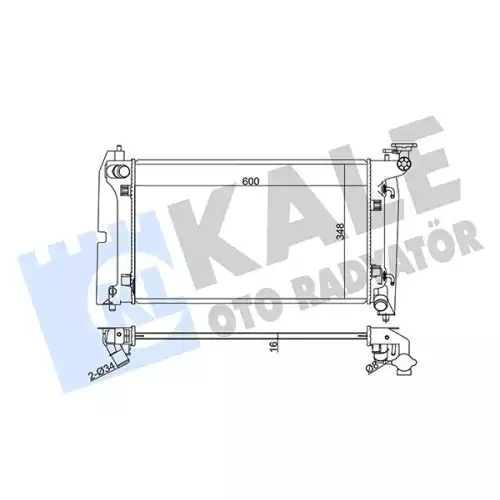 KALE Motor Su Radyatörü Otomatik Şanzıman 366800