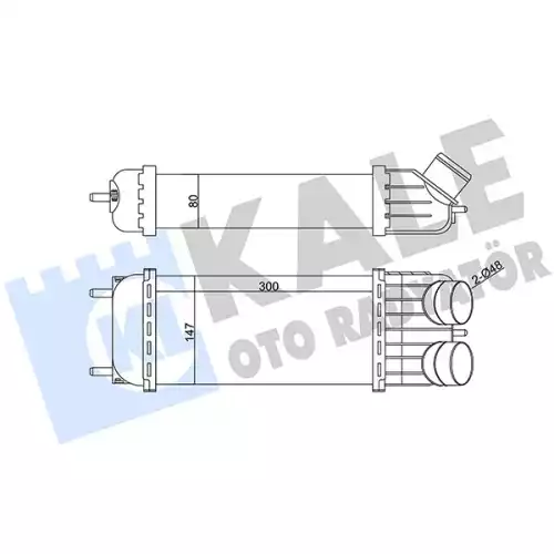 KALE Turbo Radyatörü İntercooler 343700