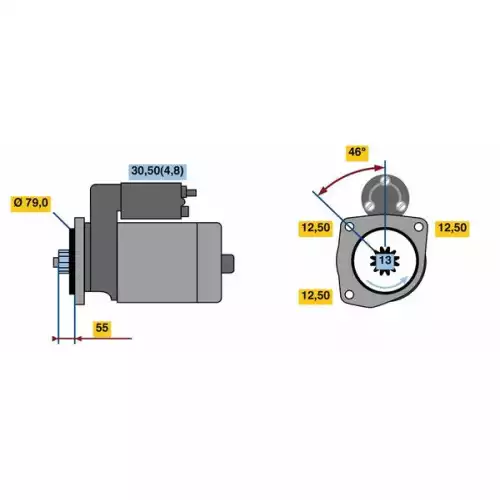 BOSCH Marş Motoru 0001153007