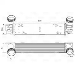 VALEO Turbo İntercool Radyatörü 818594