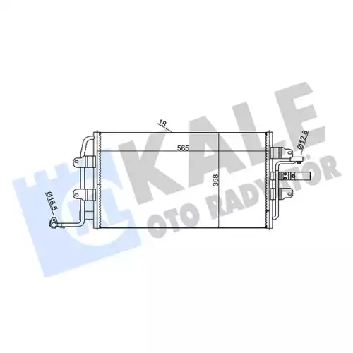 KALE Klima Radyatörü Kondanser 376400