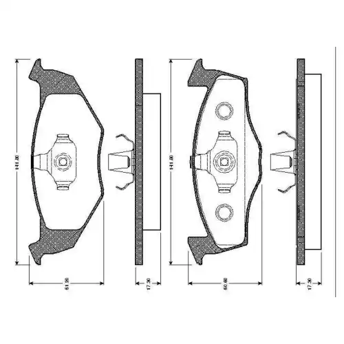 BOSCH Ön Fren Balatası Tk 0986TB2036