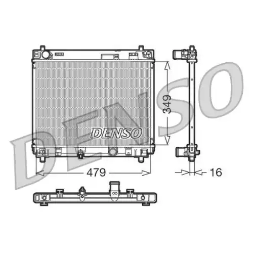 DENSO Motor Su Radyatörü Manuel DRM50004