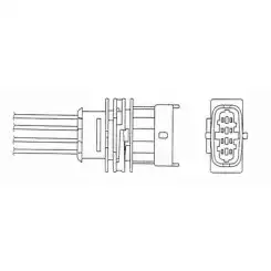 NGK Lamda Oksijen Sensörü 2 Konum NGK 5695