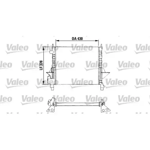 VALEO Motor Su Radyatörü 730633