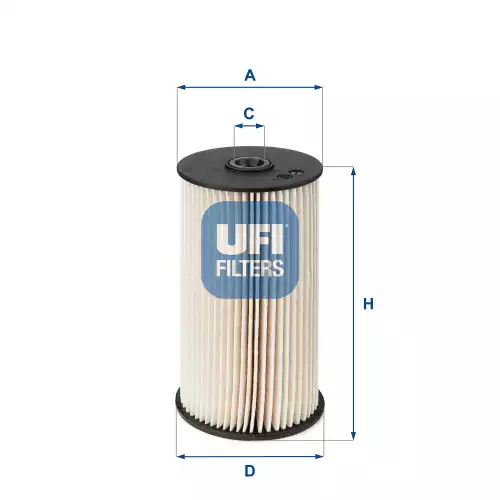 UFI Mazot Filtre 26.007.00