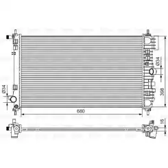 VALEO Motor Su Radyatörü 735483